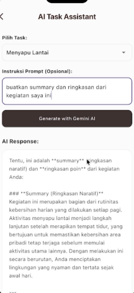 Gemini AI Task Assistant & Dynamic Prompt Engine