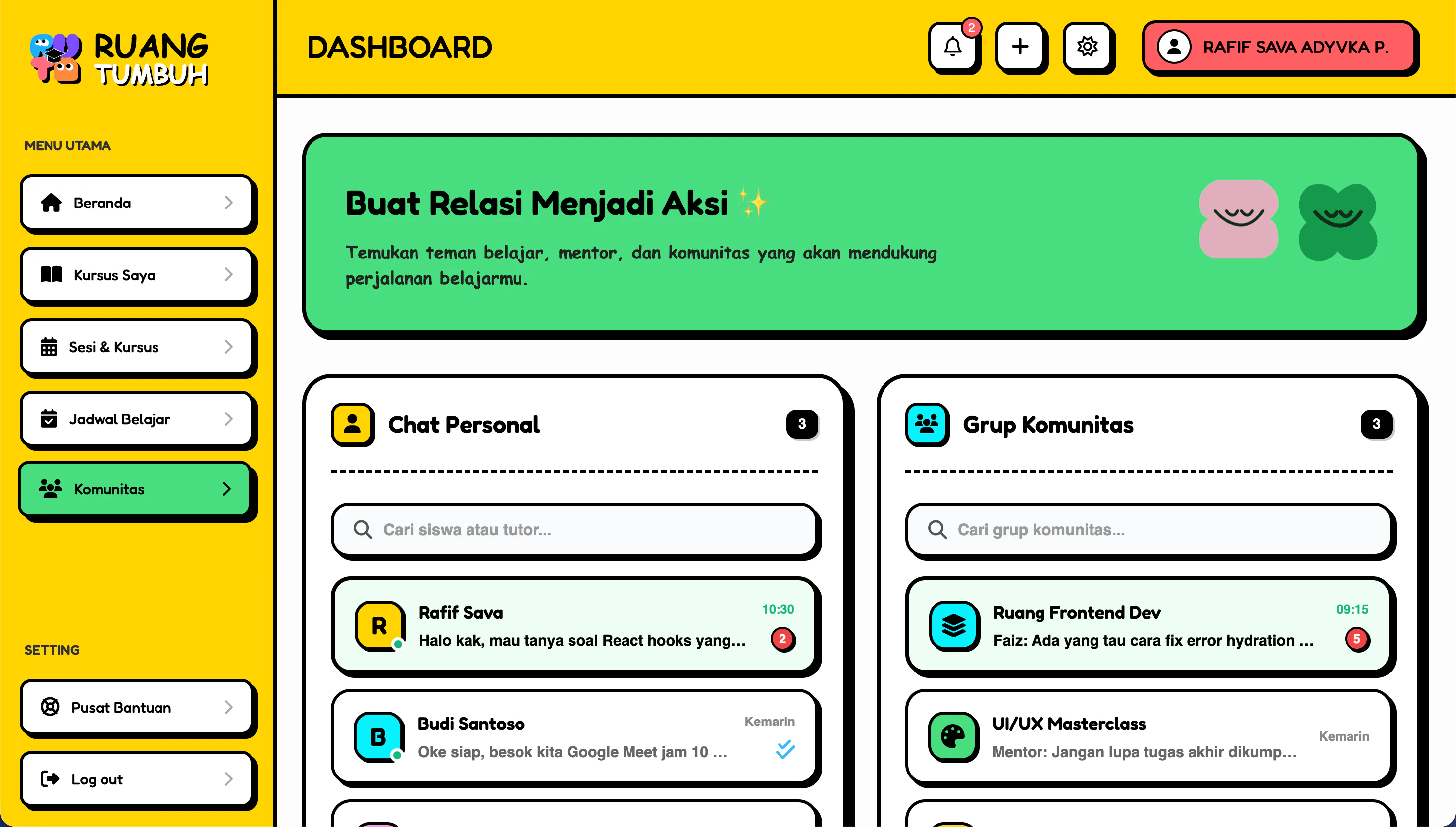 Learner & Mentor Onboarding
