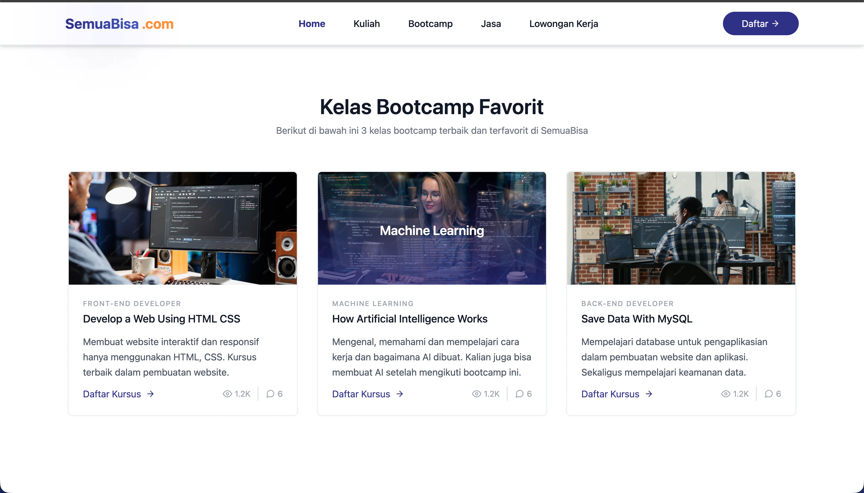 Industry-Aligned Technical Bootcamps