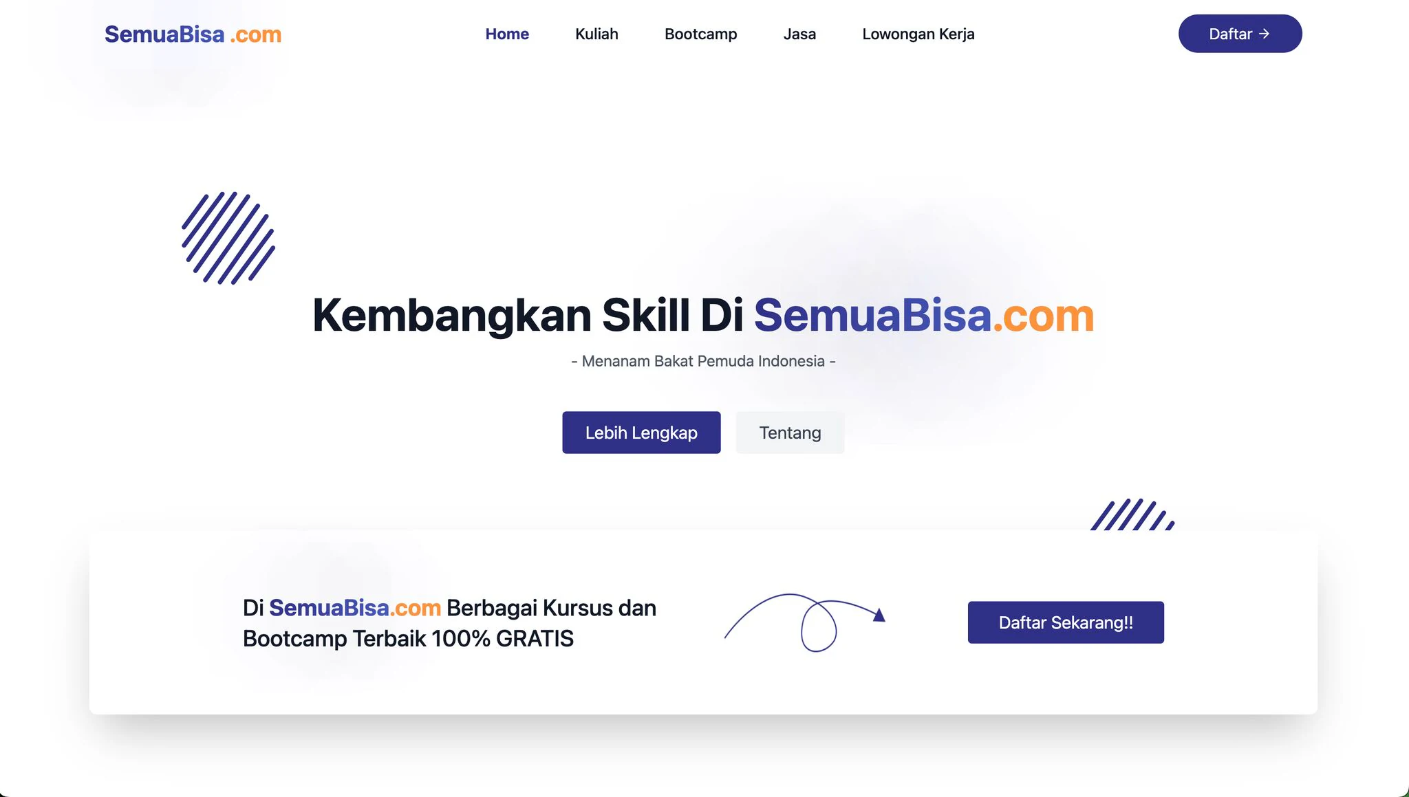 SemuaBisa.com Interactive Platform Showcase